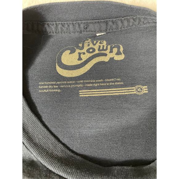 Five Crown Rock Lightning Bolt Tee Black Size XL - Picture 6 of 6